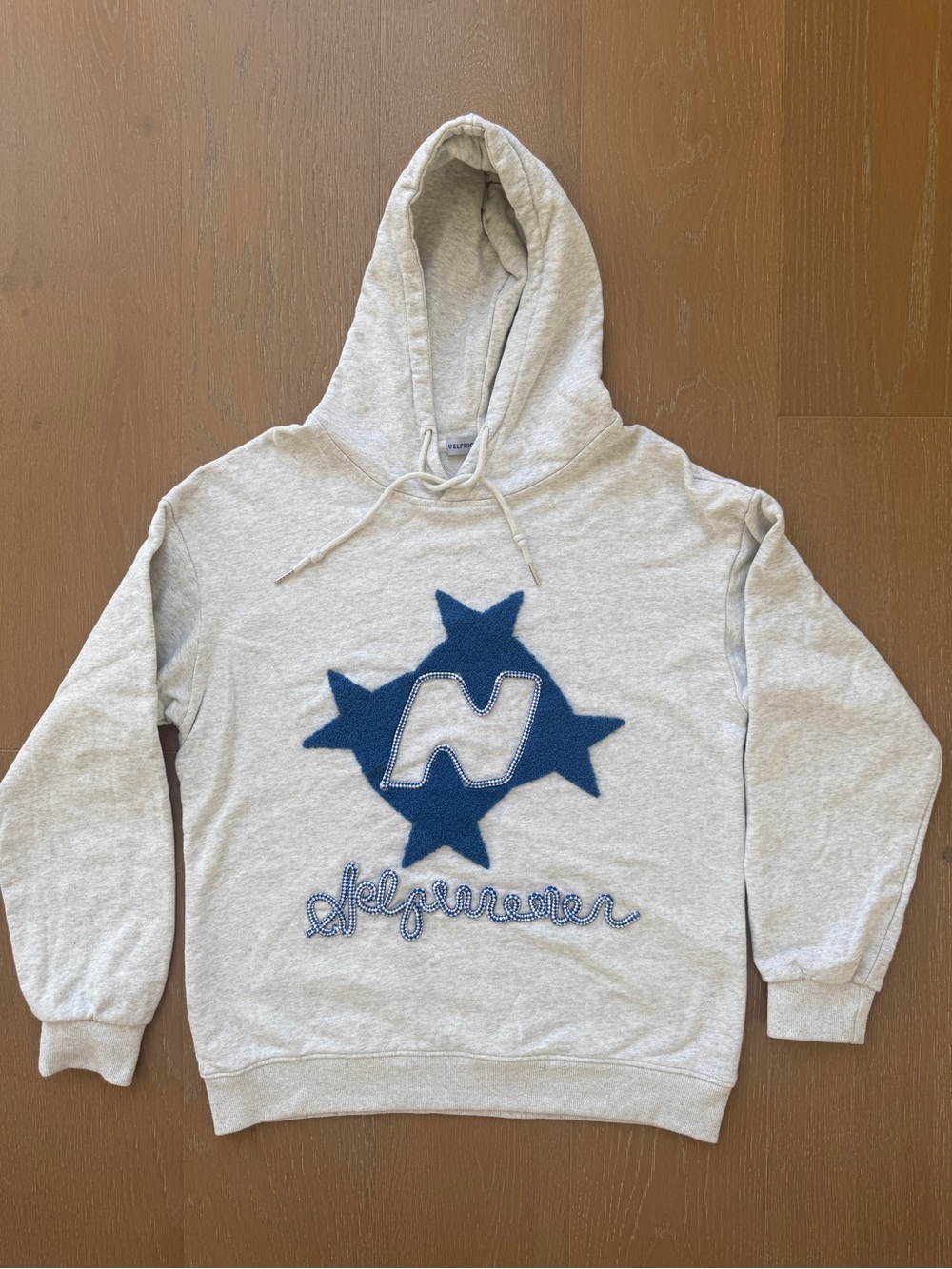 Aelfric Eden Light Heather Gray Hoodie with Drawstring